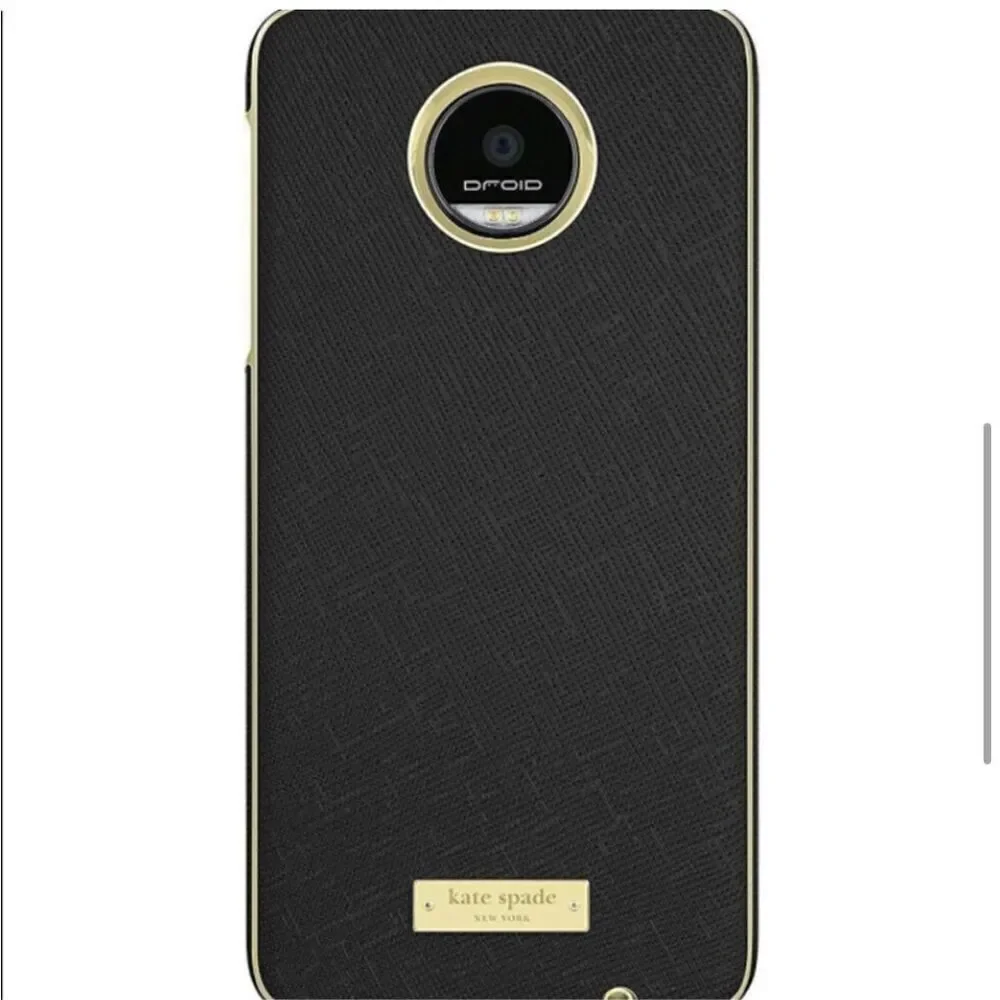 Bundle Sale 3 for $15 | Kate Spade NY Wrap Case | Moto Z Droid Edition | Black &